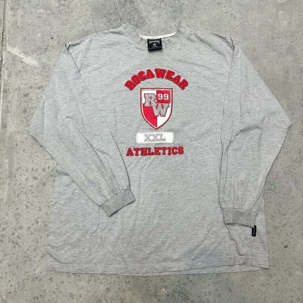 Vintage Rocawear Athletics Long Sleeve T-Shirt - 2XL
